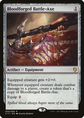 Bloodforged Battle-Axe [Commander 2017] | Jomio and Rueliete's Cards and Comics