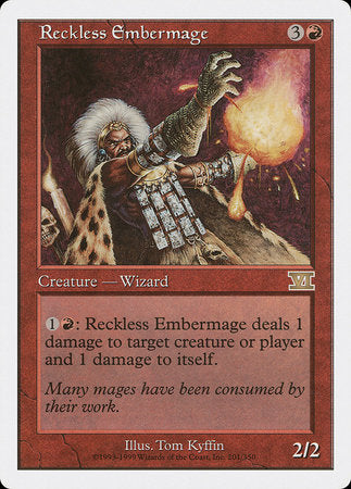 Reckless Embermage [Classic Sixth Edition] | Jomio and Rueliete's Cards and Comics