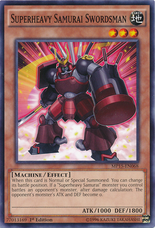 Superheavy Samurai Swordsman [MP15-EN068] Common | Jomio and Rueliete's Cards and Comics