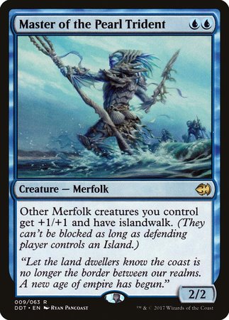 Master of the Pearl Trident [Duel Decks: Merfolk vs. Goblins] | Jomio and Rueliete's Cards and Comics