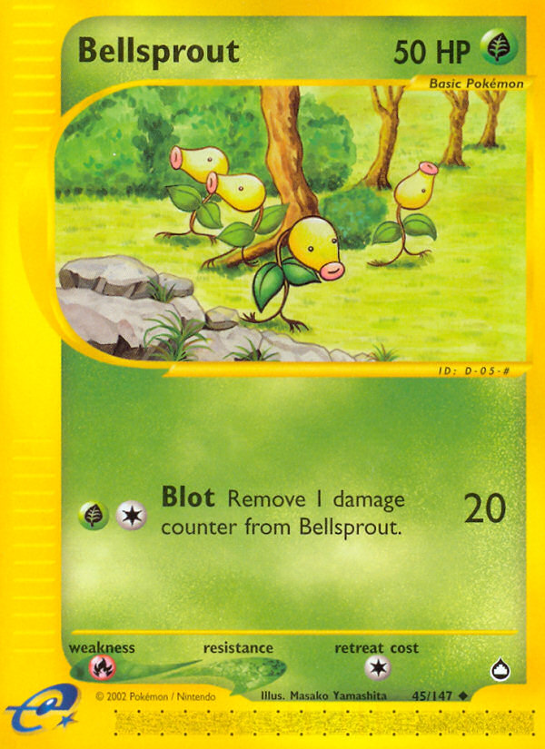 Bellsprout (45/147) [Aquapolis] | Jomio and Rueliete's Cards and Comics