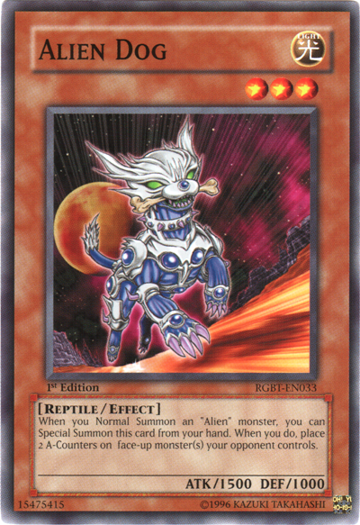 Alien Dog [RGBT-EN033] Common | Jomio and Rueliete's Cards and Comics