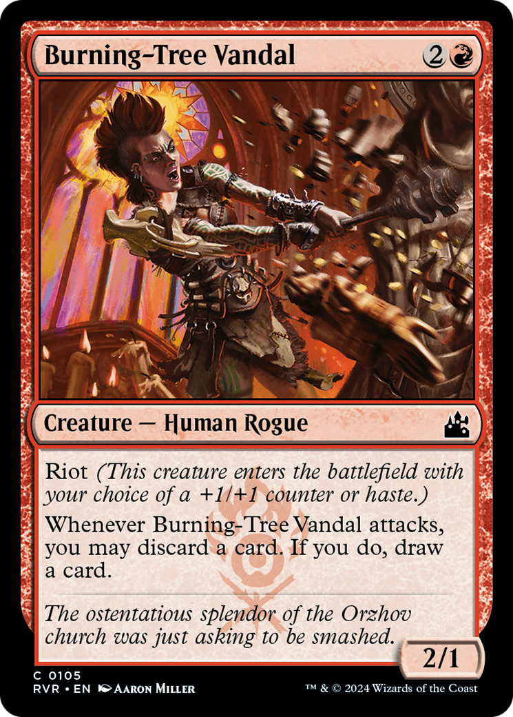Burning-Tree Vandal [Ravnica Remastered] | Jomio and Rueliete's Cards and Comics