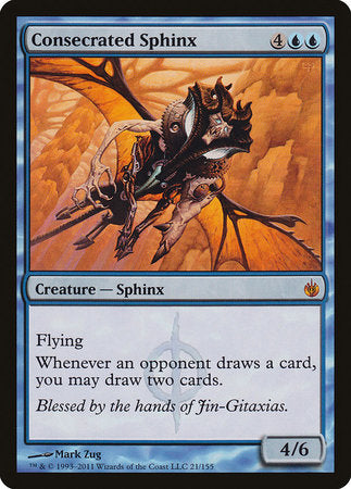 Consecrated Sphinx [Mirrodin Besieged] | Jomio and Rueliete's Cards and Comics