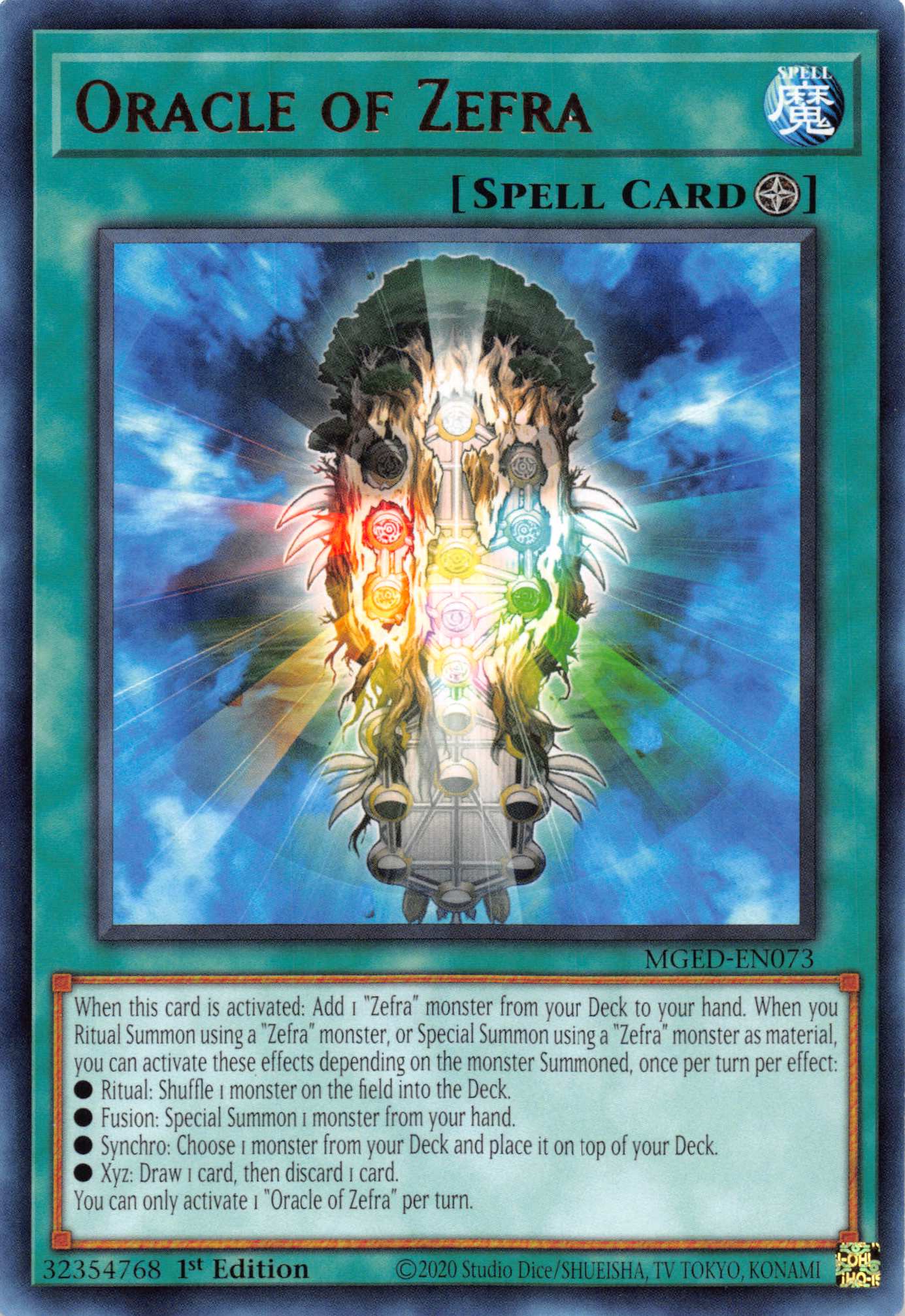 Oracle of Zefra [MGED-EN073] Rare | Jomio and Rueliete's Cards and Comics