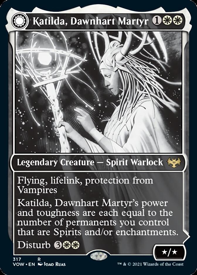Katilda, Dawnhart Martyr // Katilda's Rising Dawn (Showcase Eternal Night) [Innistrad: Crimson Vow] | Jomio and Rueliete's Cards and Comics