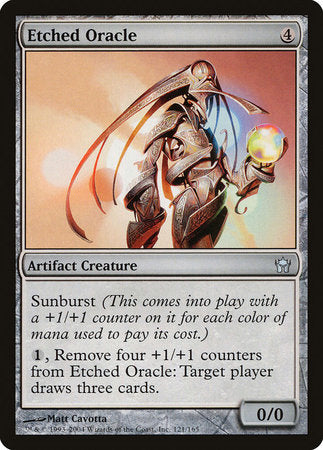 Etched Oracle [Fifth Dawn] | Jomio and Rueliete's Cards and Comics