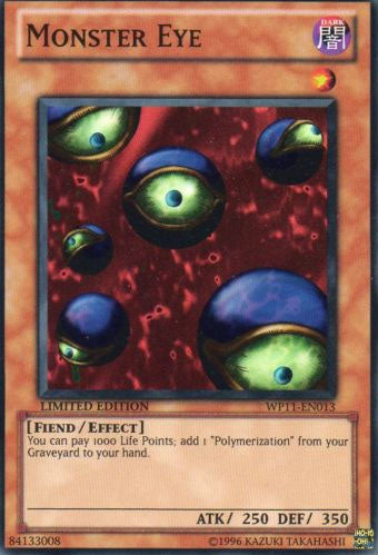 Monster Eye [WP11-EN013] Super Rare | Jomio and Rueliete's Cards and Comics