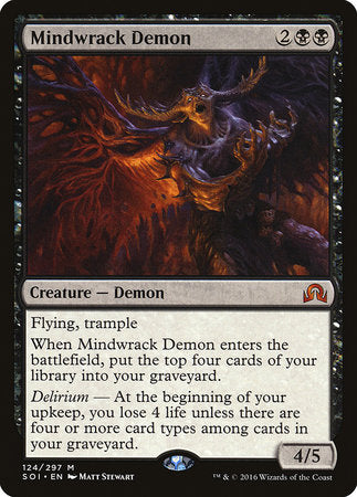 Mindwrack Demon [Shadows over Innistrad] | Jomio and Rueliete's Cards and Comics