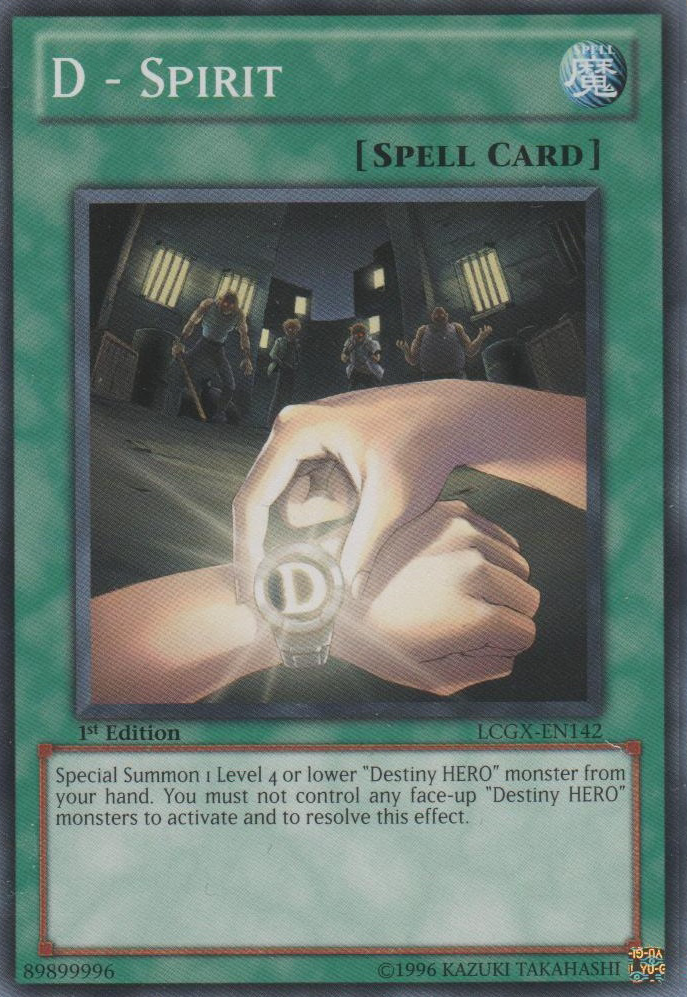 D - Spirit [LCGX-EN142] Common | Jomio and Rueliete's Cards and Comics