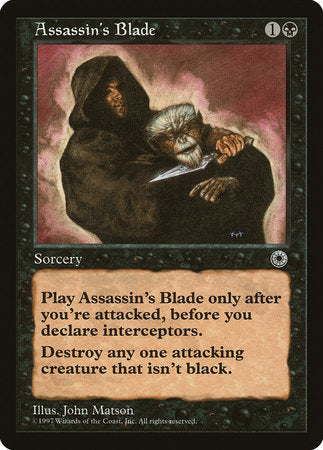 Assassin's Blade [Portal] | Jomio and Rueliete's Cards and Comics