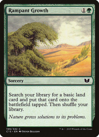 Rampant Growth [Commander 2015] | Jomio and Rueliete's Cards and Comics