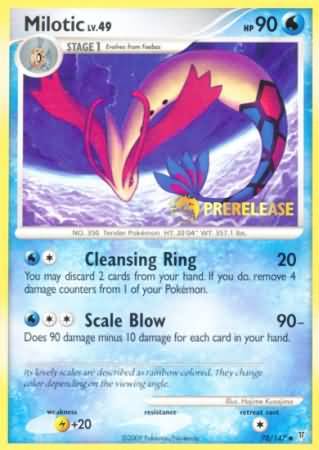 Milotic (70/147) (Prerelease Promo) [Nintendo: Black Star Promos] | Jomio and Rueliete's Cards and Comics