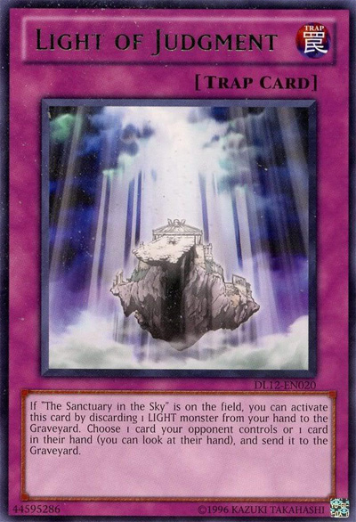 Light of Judgment (Green) [DL12-EN020] Rare | Jomio and Rueliete's Cards and Comics