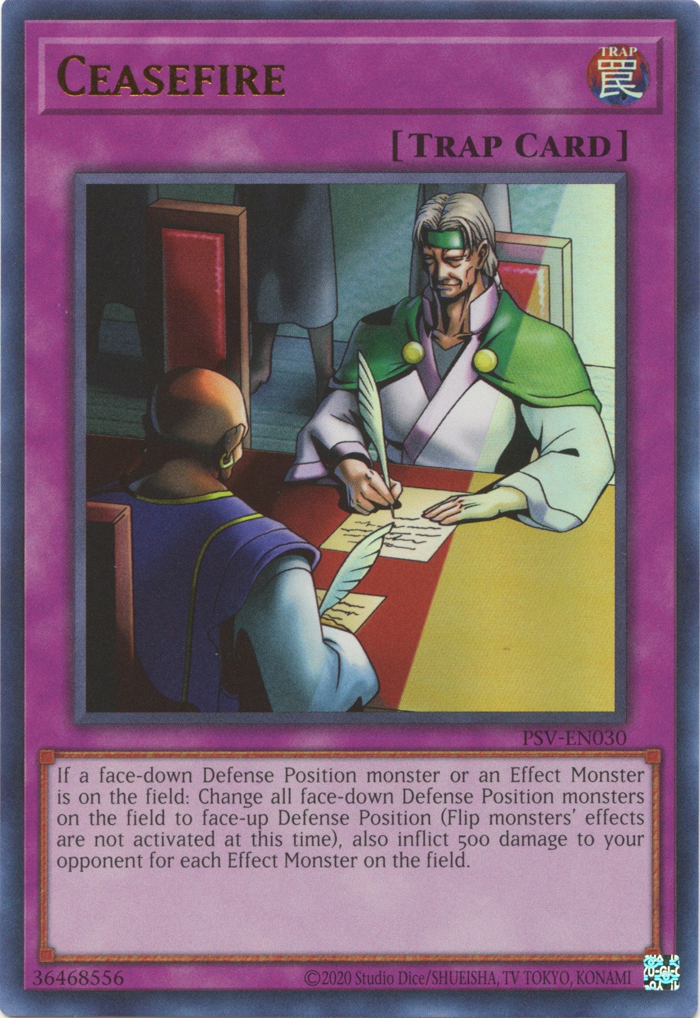 Ceasefire (25th Anniversary) [PSV-EN030] Ultra Rare | Jomio and Rueliete's Cards and Comics