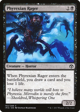 Phyrexian Rager [Iconic Masters] | Jomio and Rueliete's Cards and Comics