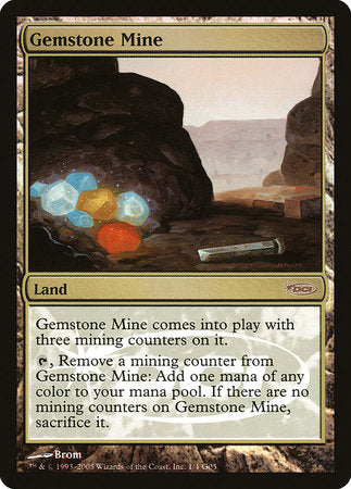 Gemstone Mine [Judge Gift Cards 2005] | Jomio and Rueliete's Cards and Comics