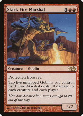 Skirk Fire Marshal [Duel Decks: Elves vs. Goblins] | Jomio and Rueliete's Cards and Comics