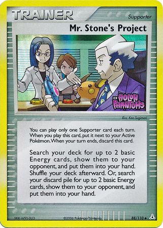 Mr. Stone's Project (88/110) (Stamped) [EX: Holon Phantoms] | Jomio and Rueliete's Cards and Comics