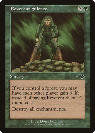 Reverent Silence [Nemesis] | Jomio and Rueliete's Cards and Comics