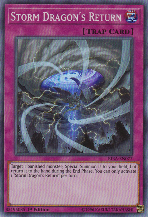 Storm Dragon's Return [RIRA-EN077] Super Rare | Jomio and Rueliete's Cards and Comics
