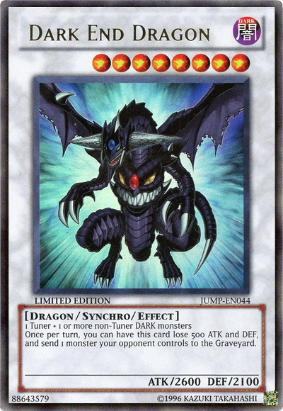 Dark End Dragon [JUMP-EN044] Ultra Rare | Jomio and Rueliete's Cards and Comics