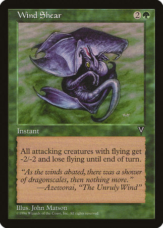 Wind Shear [Visions] | Jomio and Rueliete's Cards and Comics