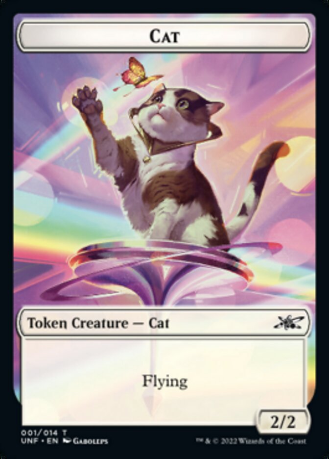 Cat Token [Unfinity Tokens] | Jomio and Rueliete's Cards and Comics