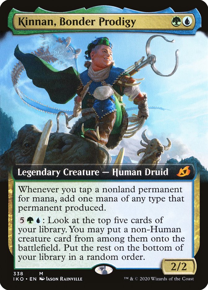 Kinnan, Bonder Prodigy (Extended Art) [Ikoria: Lair of Behemoths] | Jomio and Rueliete's Cards and Comics