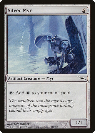 Silver Myr [Mirrodin] | Jomio and Rueliete's Cards and Comics