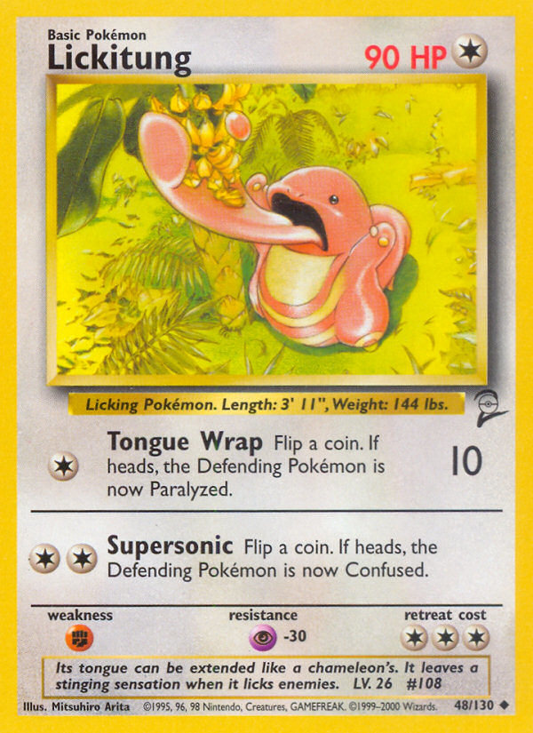 Lickitung (48/130) [Base Set 2] | Jomio and Rueliete's Cards and Comics