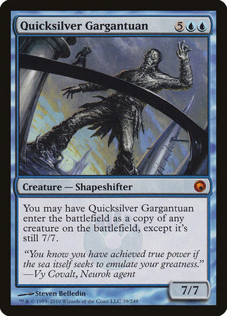 Quicksilver Gargantuan [Scars of Mirrodin] | Jomio and Rueliete's Cards and Comics