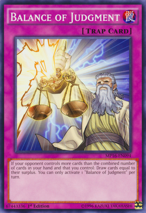 Balance of Judgment [MP16-EN094] Common | Jomio and Rueliete's Cards and Comics