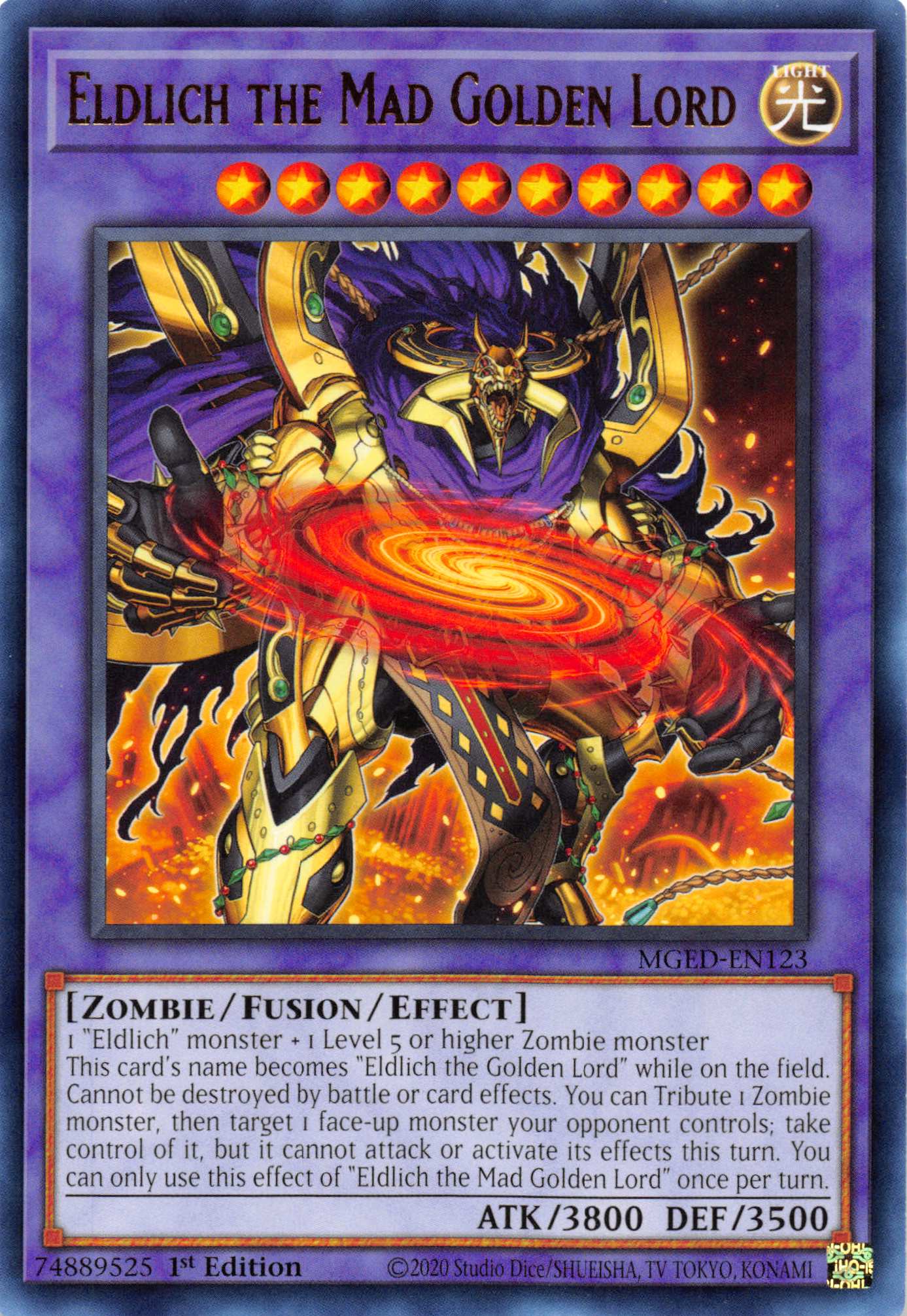 Eldlich the Mad Golden Lord [MGED-EN123] Rare | Jomio and Rueliete's Cards and Comics