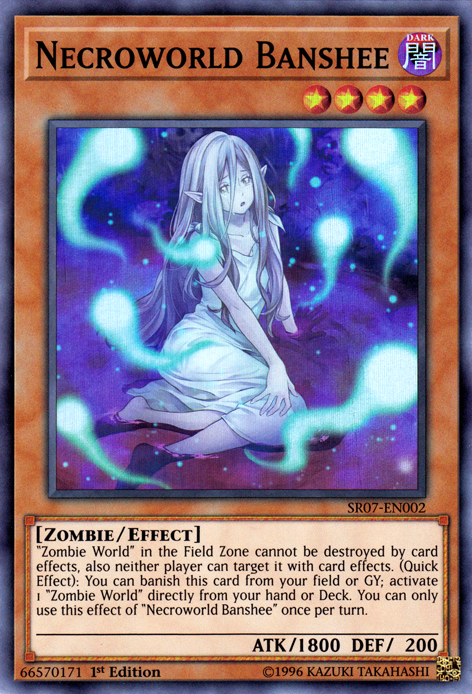 Necroworld Banshee [SR07-EN002] Super Rare | Jomio and Rueliete's Cards and Comics