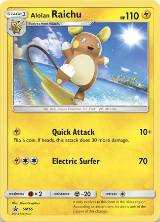 Alolan Raichu (SM65) (Jumbo Card) [Sun & Moon: Black Star Promos] | Jomio and Rueliete's Cards and Comics