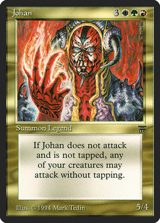 Johan [Legends] | Jomio and Rueliete's Cards and Comics