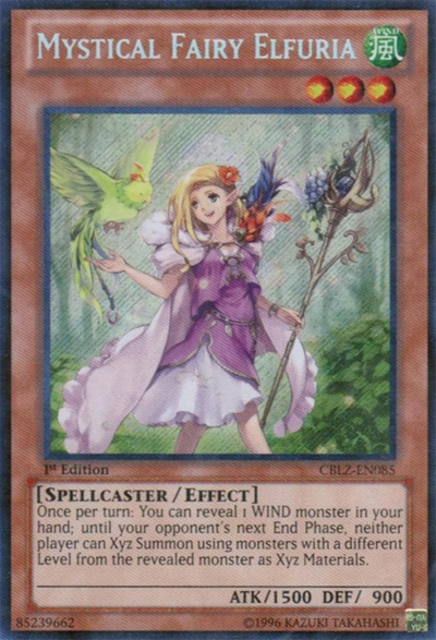 Mystical Fairy Elfuria [CBLZ-EN085] Secret Rare | Jomio and Rueliete's Cards and Comics