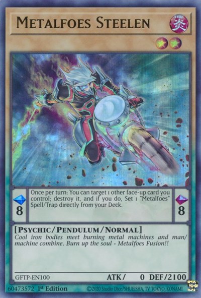 Metalfoes Steelen [GFTP-EN100] Ultra rare | Jomio and Rueliete's Cards and Comics