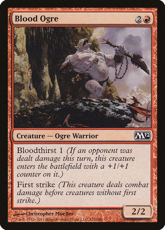 Blood Ogre [Magic 2012] | Jomio and Rueliete's Cards and Comics