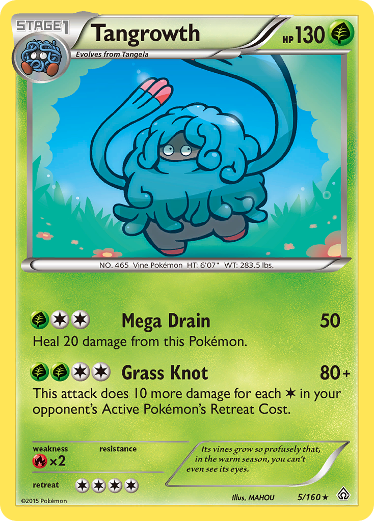 Tangrowth (5/160) [XY: Primal Clash] | Jomio and Rueliete's Cards and Comics