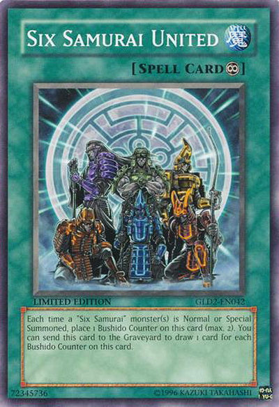 Six Samurai United [GLD2-EN042] Common | Jomio and Rueliete's Cards and Comics