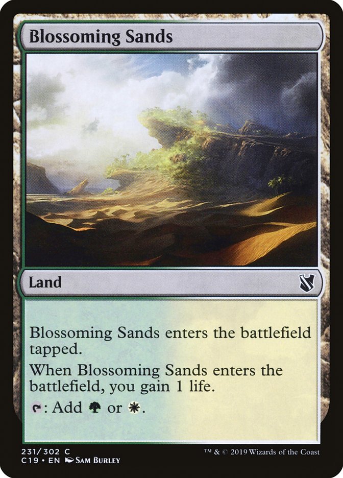 Blossoming Sands [Commander 2019] | Jomio and Rueliete's Cards and Comics