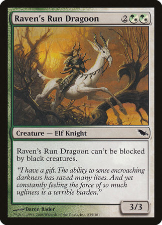 Raven's Run Dragoon [Shadowmoor] | Jomio and Rueliete's Cards and Comics