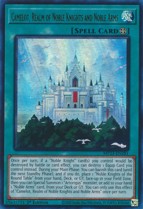 Camelot, Realm of Noble Knights and Noble Arms [MP23-EN281] Ultra Rare | Jomio and Rueliete's Cards and Comics
