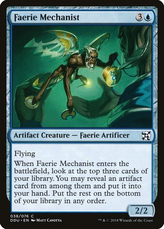 Faerie Mechanist [Duel Decks: Elves vs. Inventors] | Jomio and Rueliete's Cards and Comics