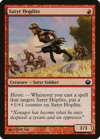 Satyr Hoplite [Journey into Nyx] | Jomio and Rueliete's Cards and Comics