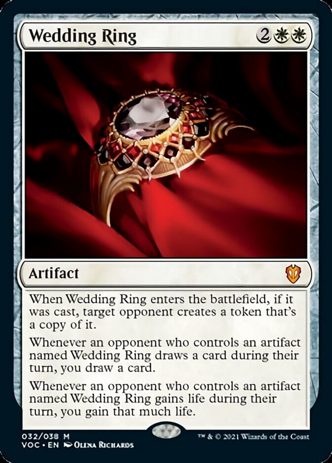 Wedding Ring [Innistrad: Crimson Vow Commander] | Jomio and Rueliete's Cards and Comics