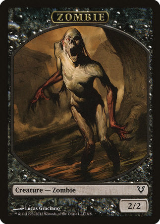 Zombie Token [Avacyn Restored Tokens] | Jomio and Rueliete's Cards and Comics