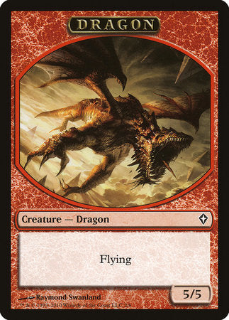 Dragon Token [Worldwake Tokens] | Jomio and Rueliete's Cards and Comics
